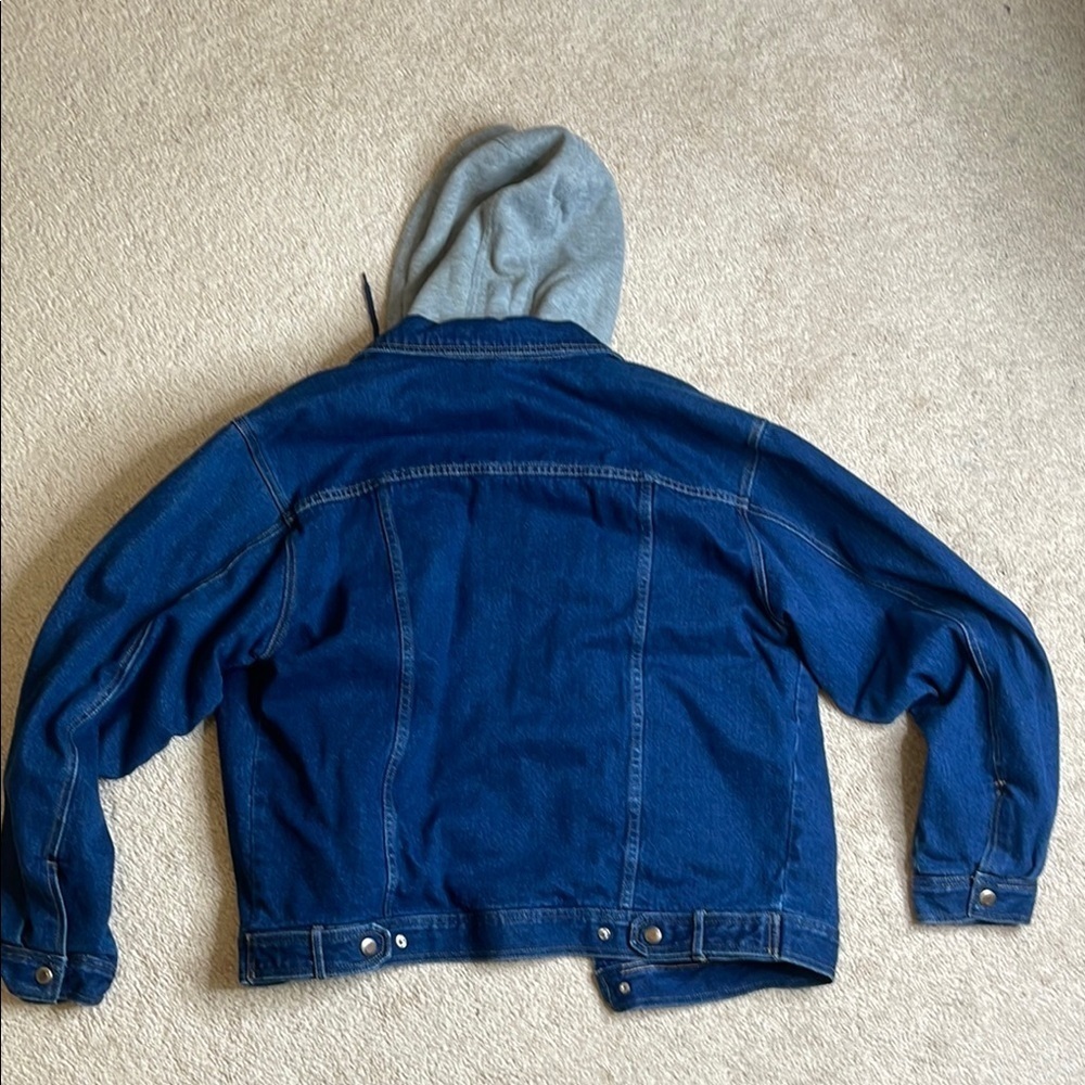 VINTAGE Northwest Territory Blue and Gray Lightweight Shirt Jacket - Picture 3 of 3